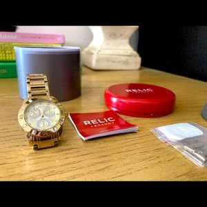 Relic by Fossil Gold Tone Watch